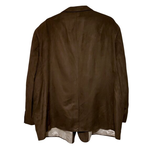 NWT Oak Hill Jacket 64R Blazer Sport Coat Single Breasted Microsuede Twill - Picture 5 of 14